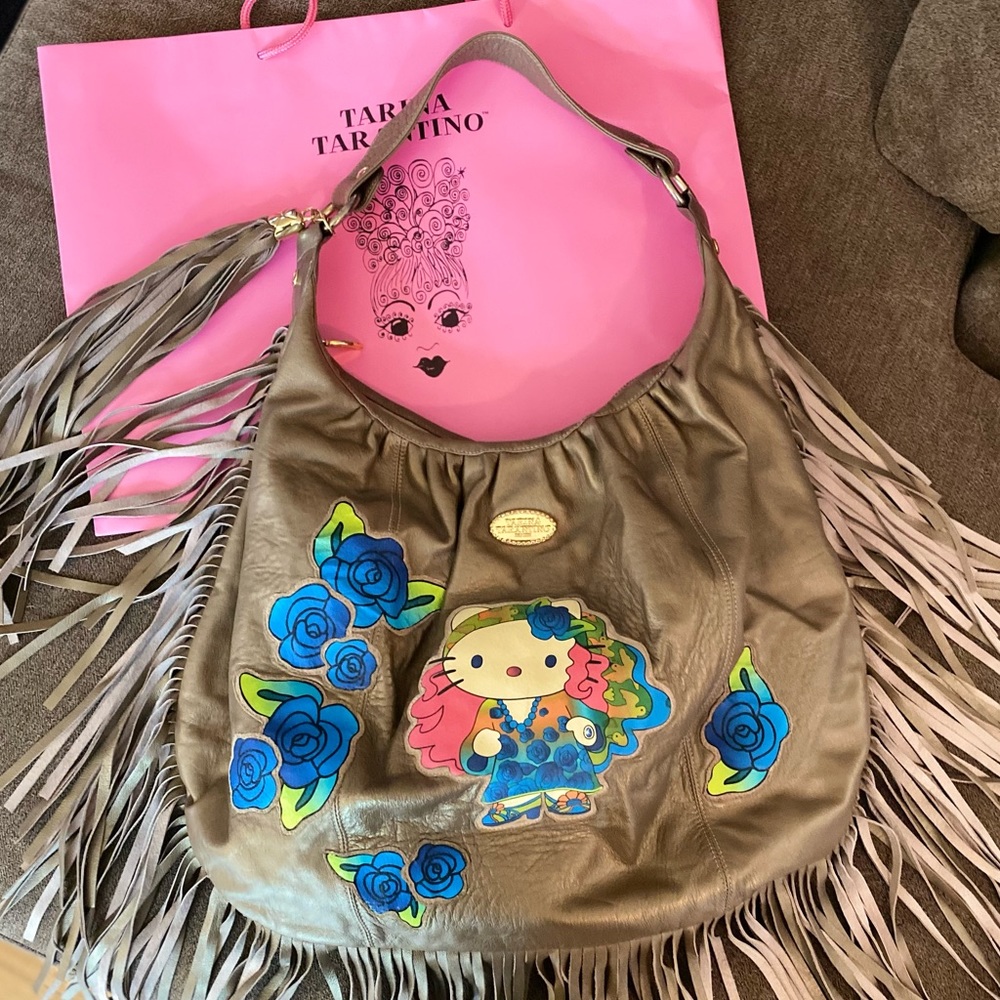 ❤️Host Pick❤️ Hello Kitty x Tarina Tarantino lamb skin handbag